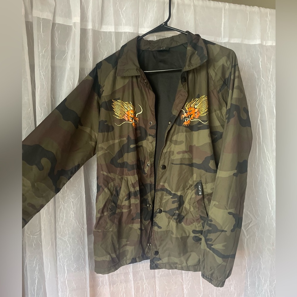 HUF Dragon Camo Lightweight Windbreaker Jacket
